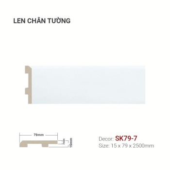 Plastic skirting SK79-7