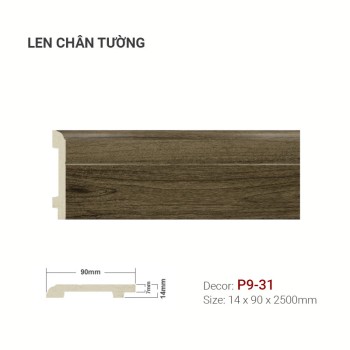Plastic skirting P9-31