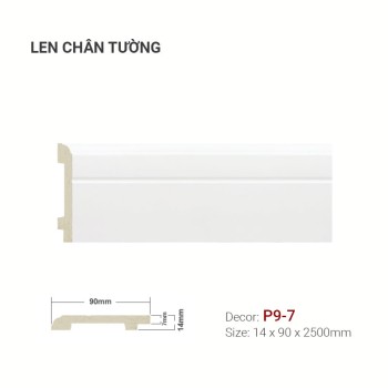 Plastic skirting P9-7