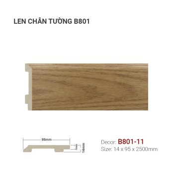 Plastic skirting B801-11