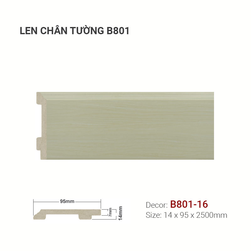 Plastic skirting B801-16