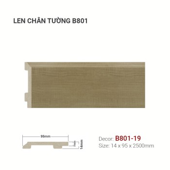 Plastic skirting B801-19