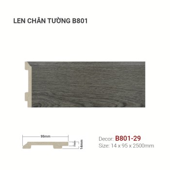 Plastic skirting B801-29