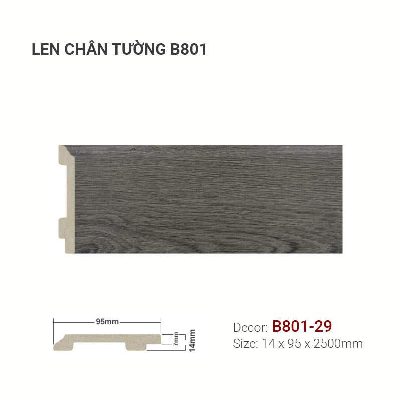 Plastic skirting B801-29