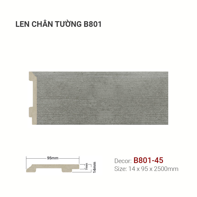 Plastic skirting B801-45