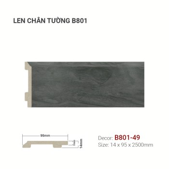 Plastic skirting B801-49