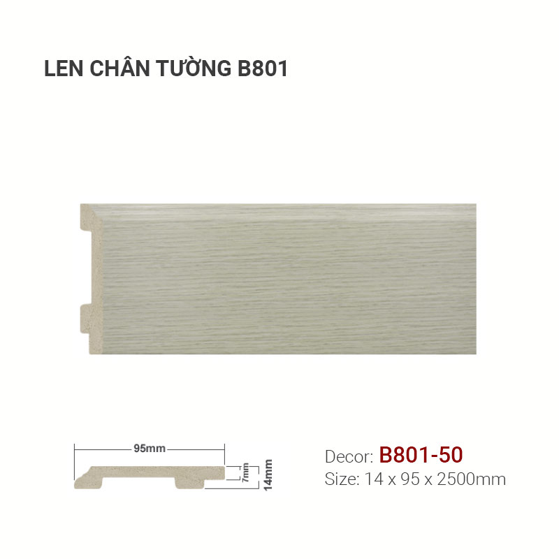 Plastic skirting B801-50