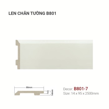Plastic skirting B801-7