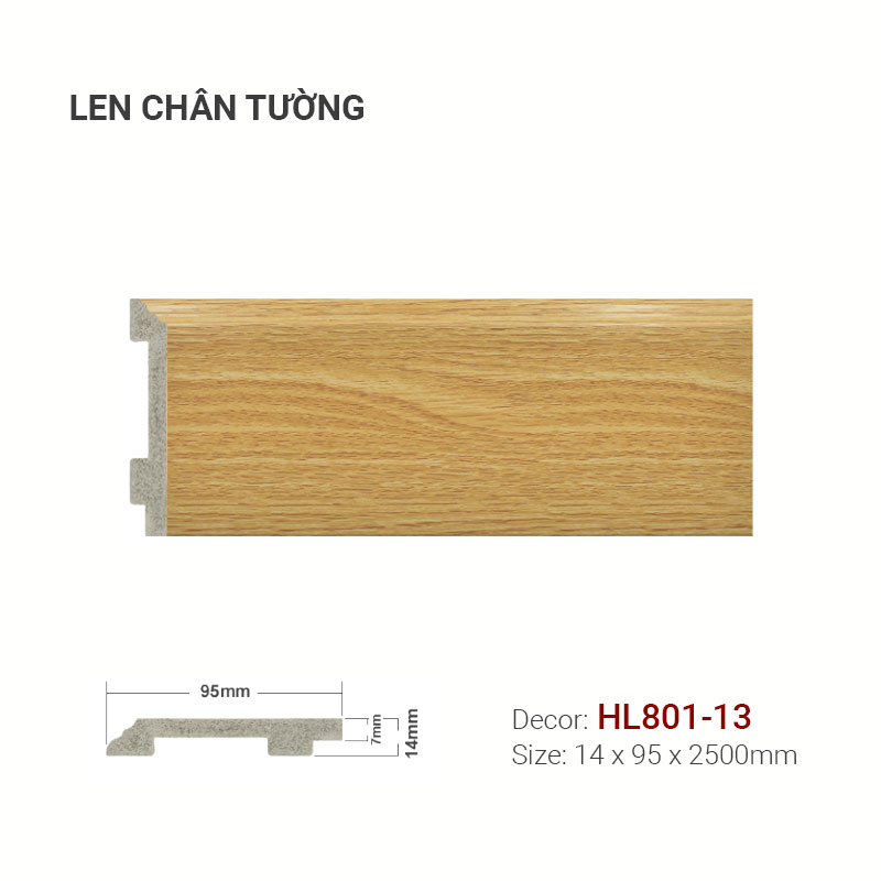 Plastic skirting HL801-13