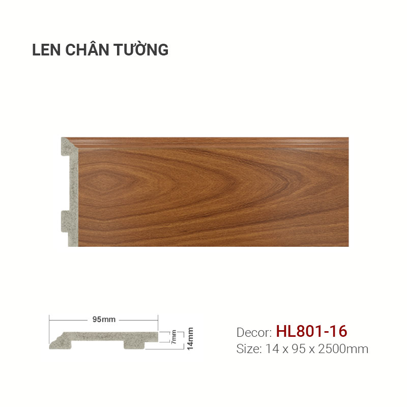 Plastic skirting HL801-16