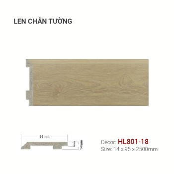 Plastic skirting HL801-18