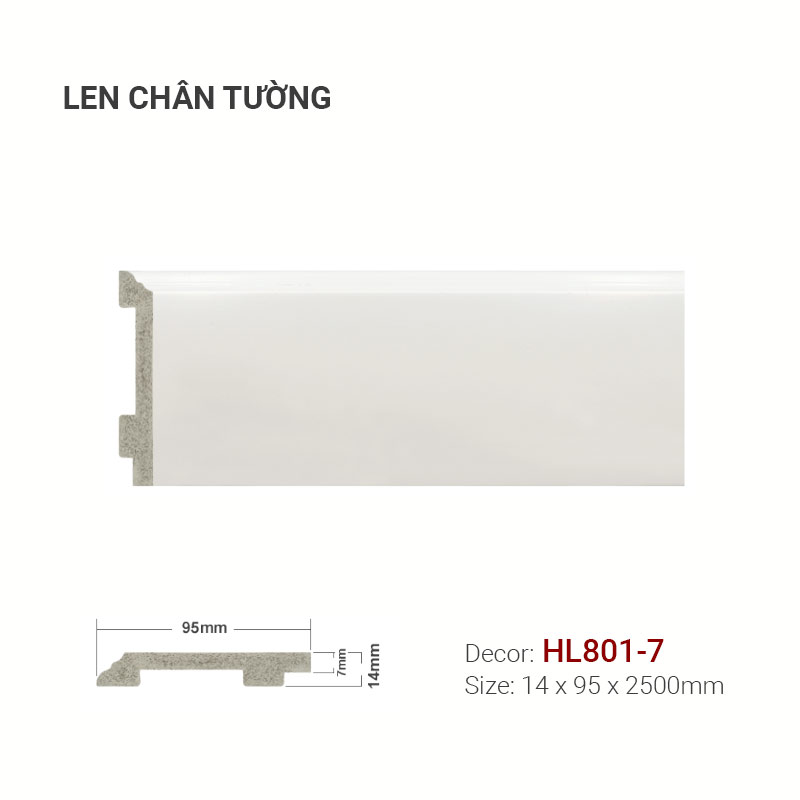 Plastic skirting HL801-7