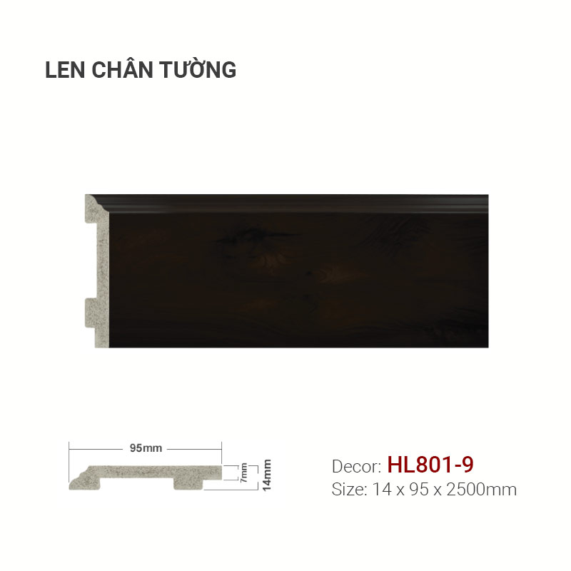 Plastic skirting HL801-9