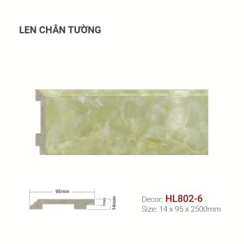Plastic skirting HL802-6