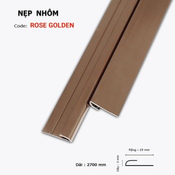 Aluminium profile PC-1 Rose Golden