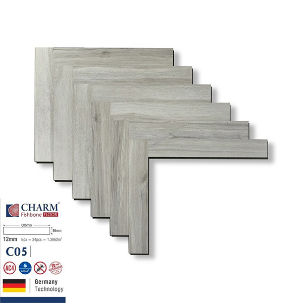 Charm Wood Herringbone Laminate Flooring C05