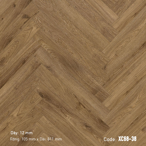 3K Vina Herringbone Laminate Flooring XC68-38