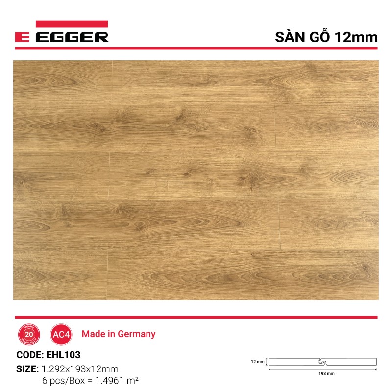 Egger 12mm EHL103 Laminate