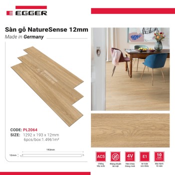 Egger 12mm Classic Laminate Flooring PL2064