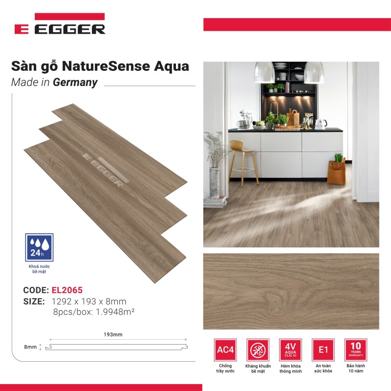 Egger Aqua 8mm Laminate Flooring EL2065