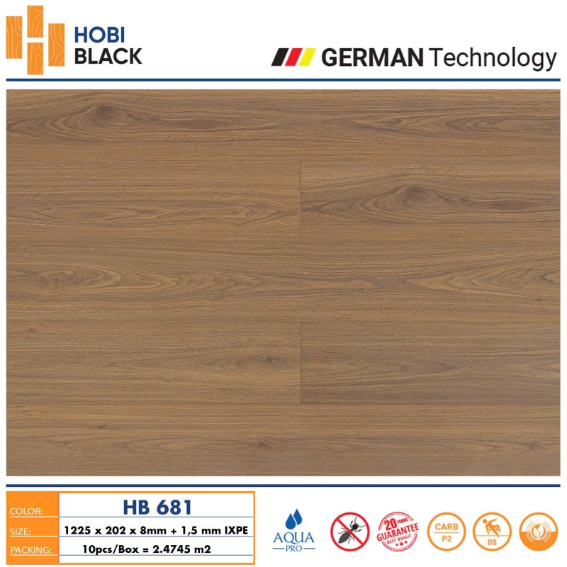 Hobi Black 8mm HB681