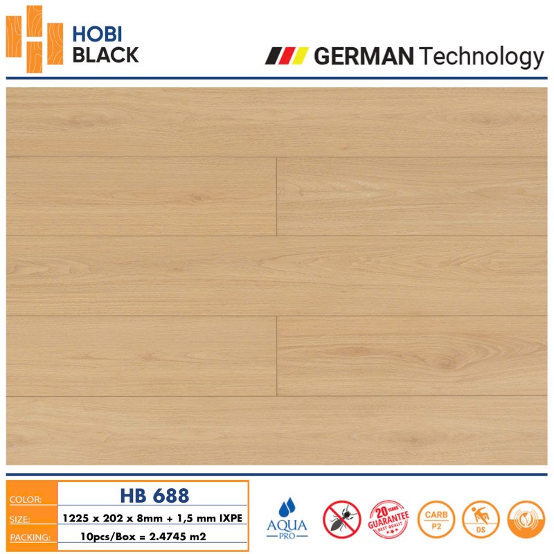 Hobi Black 8mm HB688