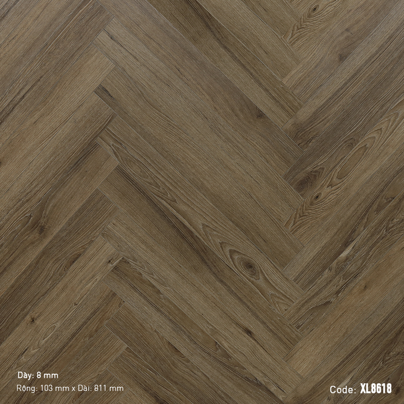 Dream Lucky Herringbone Laminate Flooring XL8618