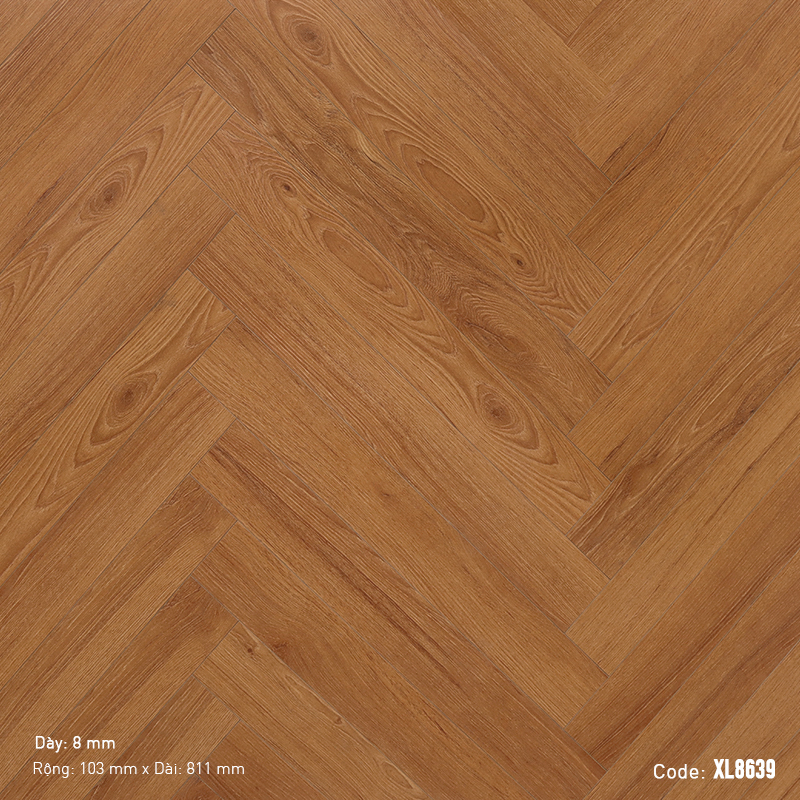 Dream Lucky Herringbone Laminate Flooring XL8639