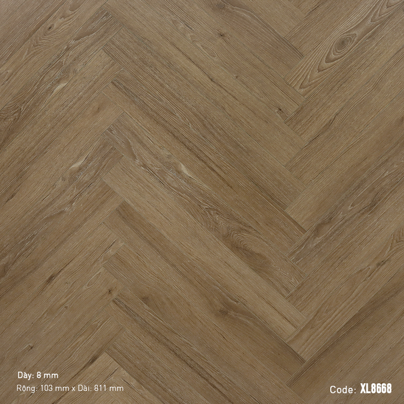 Dream Lucky Herringbone Laminate Flooring XL8668