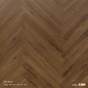 Dream Lucky Herringbone Laminate Flooring XL8669