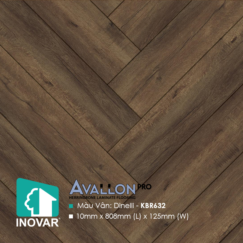 Inovar Herringbone Laminate Flooring KBR632