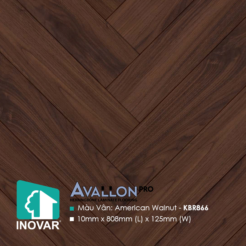 Inovar Herringbone Laminate Flooring KBR866