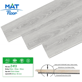 Mat Floor SPC Flooring Z413