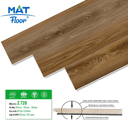 Mat Floor SPC Flooring Z720