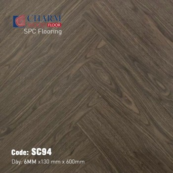 Charm SPC 6mm Herringbone Flooring SC94