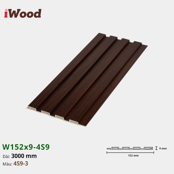 Wall panel iWood 4S9-3