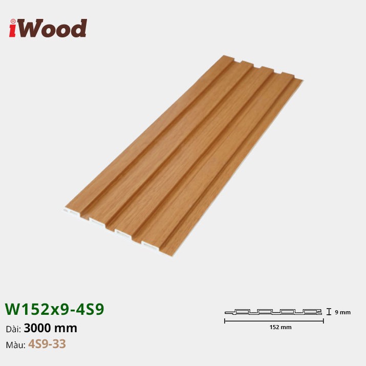 Wall panel iWood 4S9-33