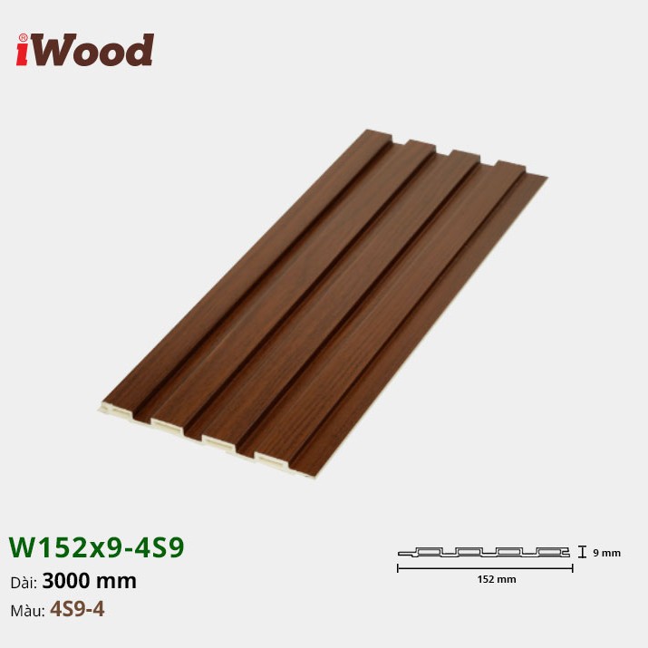 Wall panel iWood 4S9-4