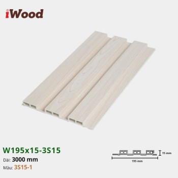 Wall panel iWood 3S15-1