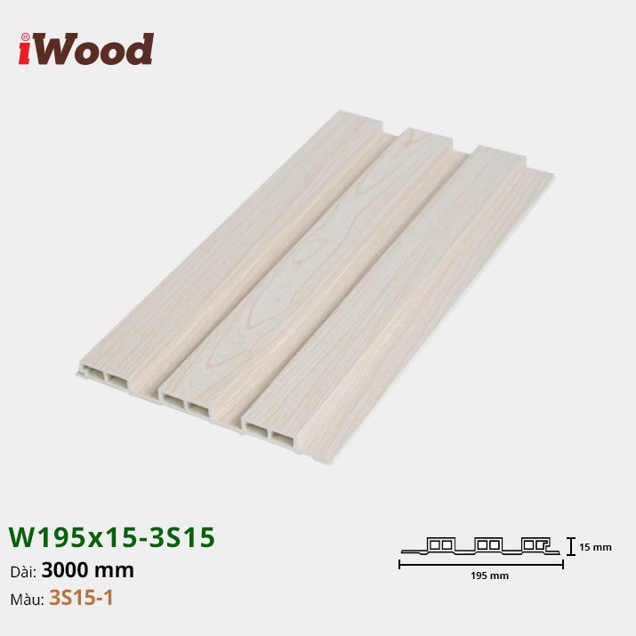 Wall panel iWood 3S15-1