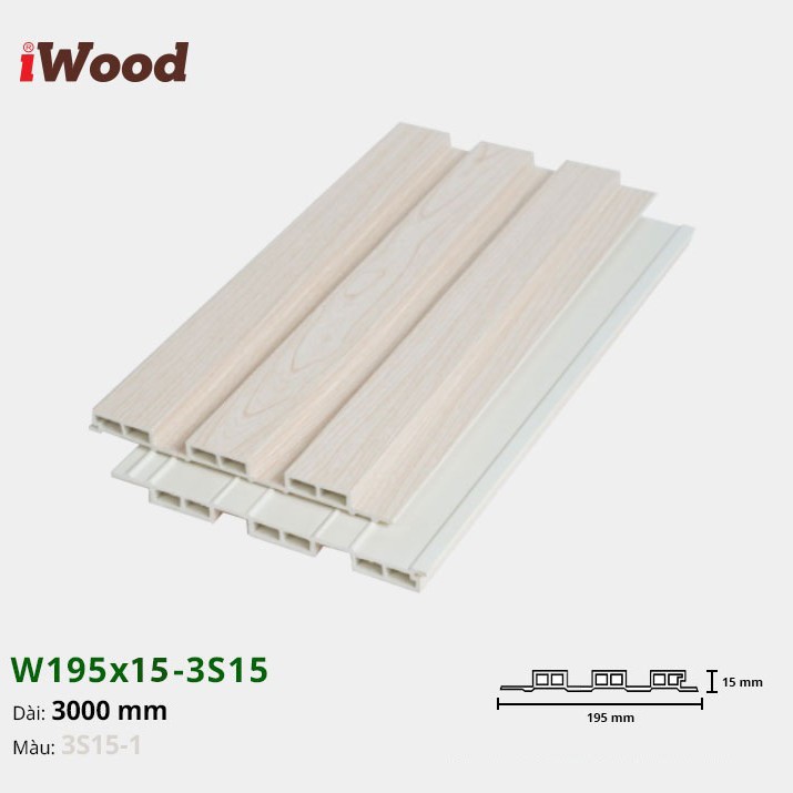 Wall panel iWood 3S15-1