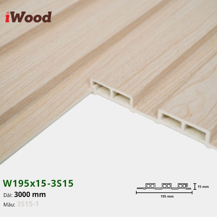 Wall panel iWood 3S15-1