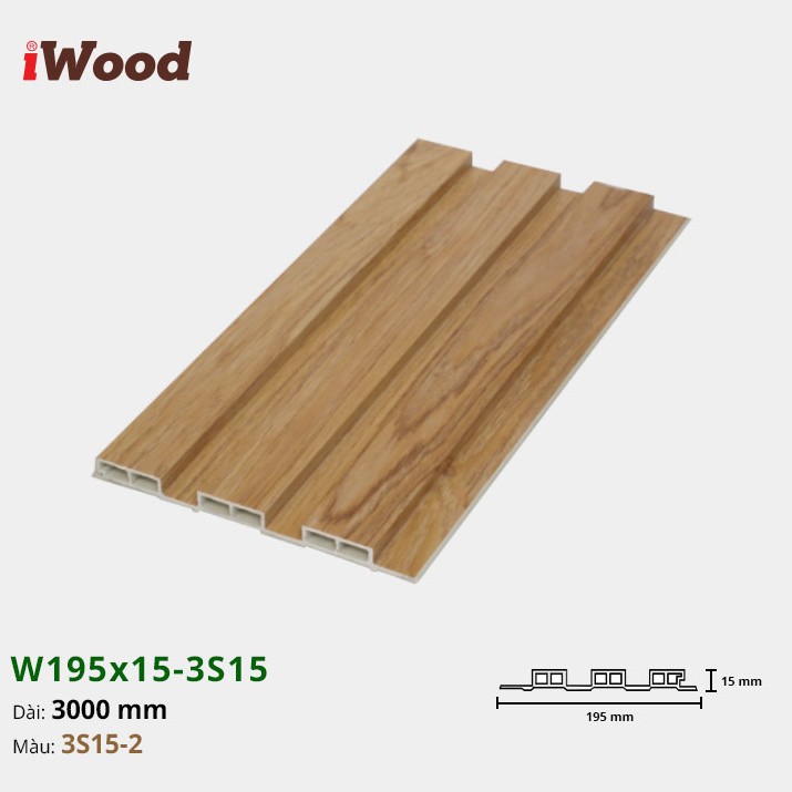 Wall panel iWood 3S15-2
