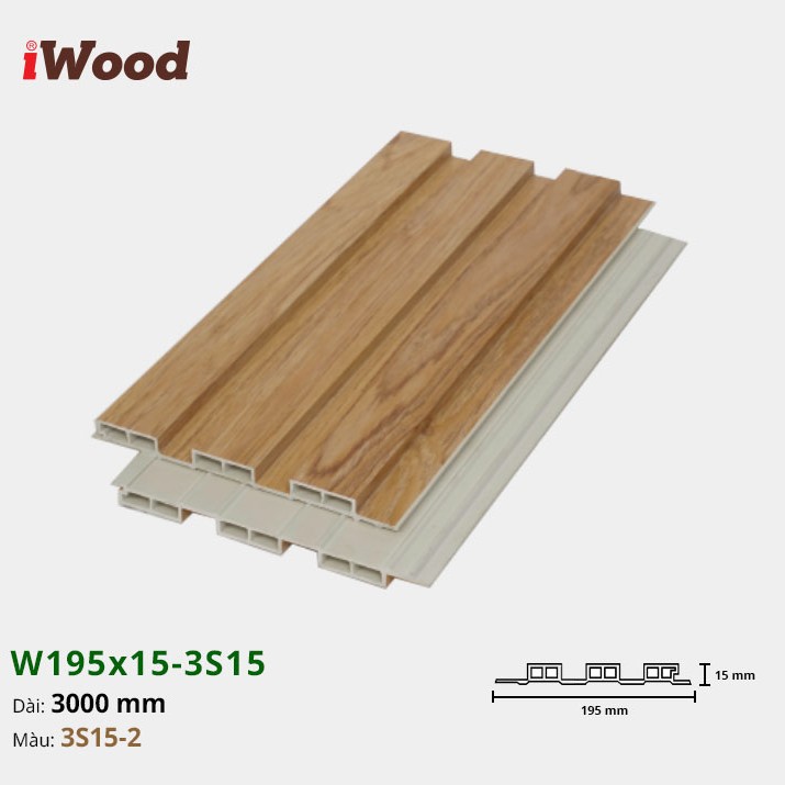 Wall panel iWood 3S15-2