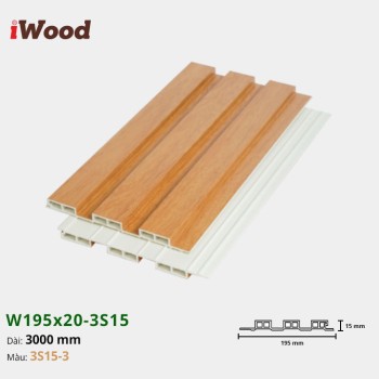 Wall panel iWood 3S15-3