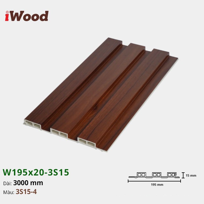 Wall panel iWood 3S15-4