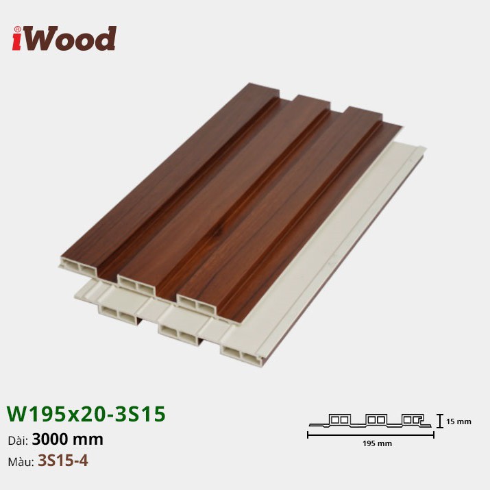 Wall panel iWood 3S15-4