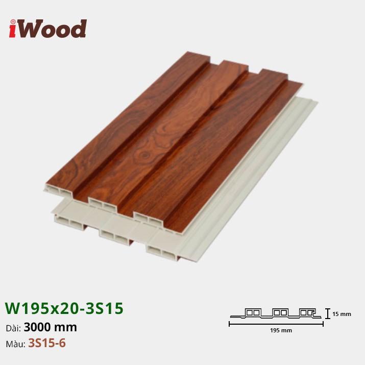 Wall panel iWood 3S15-6
