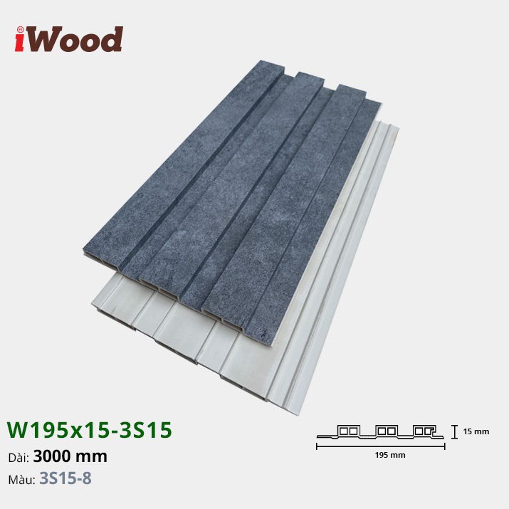 Wall panel iWood 3S15-8