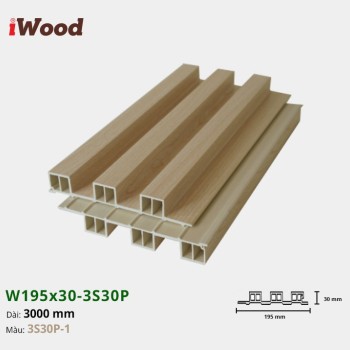 Wall panel iWood 3S30P-1